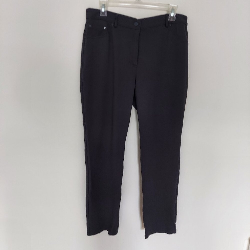 Charter Club jeans size 12. 80% Rayon, 18% Nylon, 2% Spandex.